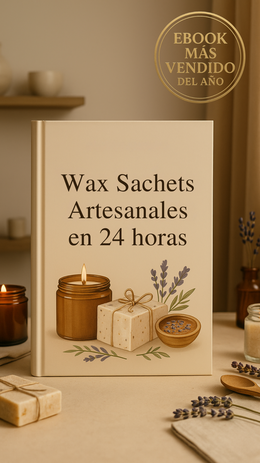 Wax Sachets Artesanales en 24 horas | Creá, vendé y generá ingresos en 24 hs 💰 + 4 bonos de regalo 🎁